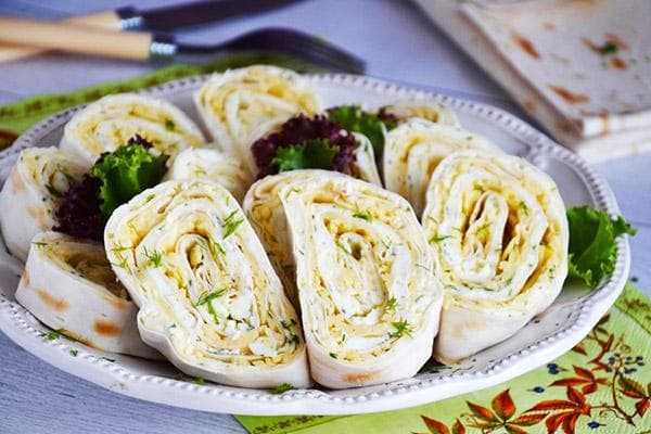 Vorspeise aus Lavash