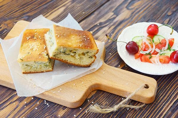 Eingießkuchen mit Kefir