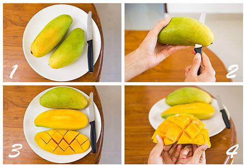 Serviermethode für Mango