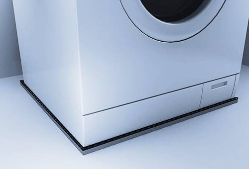 Gummimatte unter die Waschmaschine