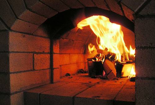 Feuer im Ofen