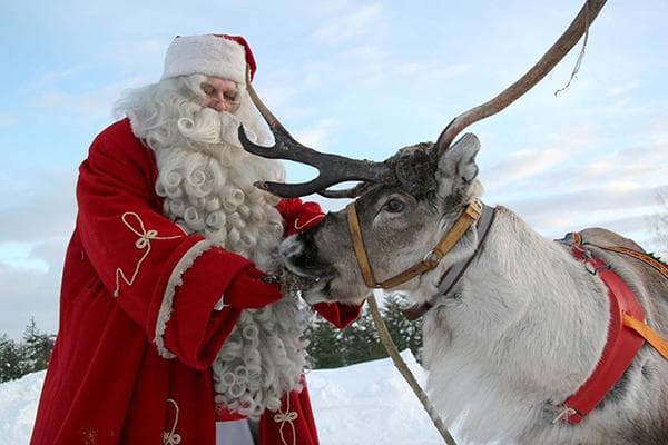 Weihnachtsmann in Lappland