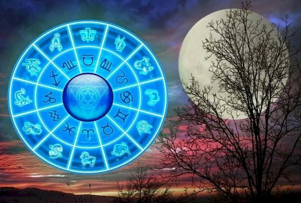 Der Tierkreis und der Mond