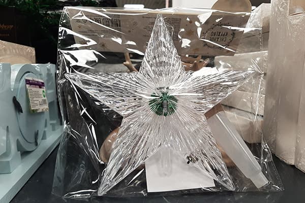 Stern für den Weihnachtsbaum von Fix Price
