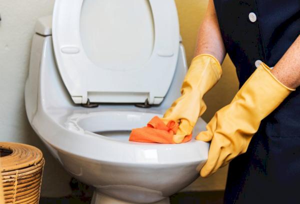 Toilettenreinigung