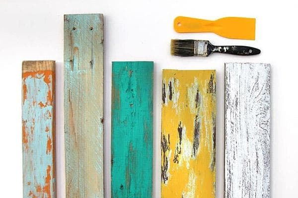 Alterungseffekt auf Holz
