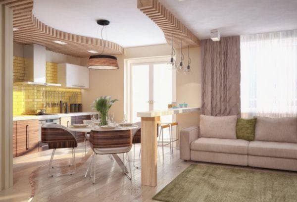 Interieur einer Wohnküche