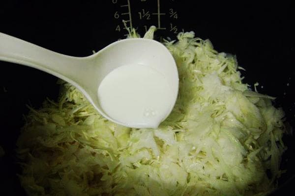 Krautschmoren mit Milch