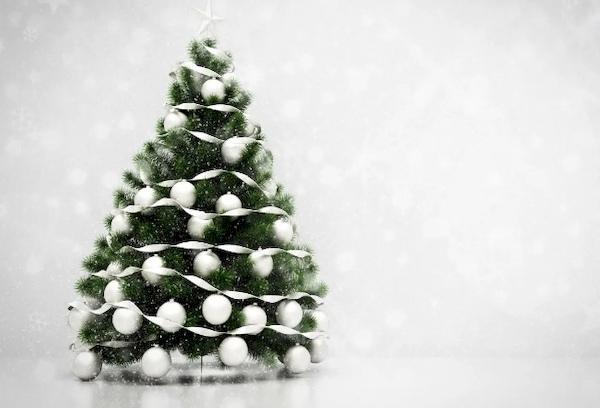 Minimalistischer Weihnachtsbaum