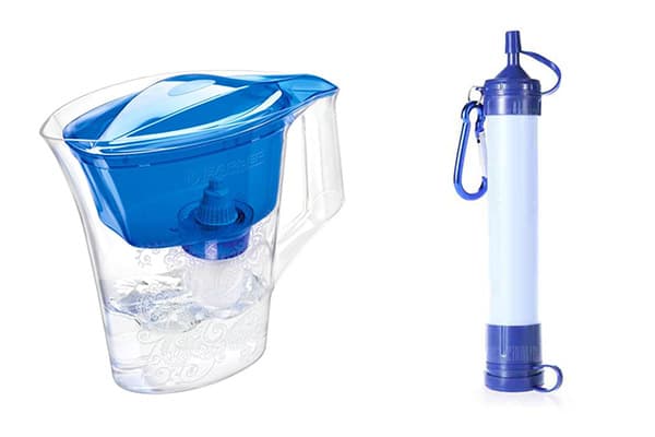Ortsunabhängige Wasserfilter
