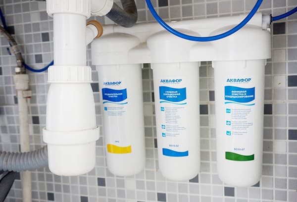 Durchlauffilter für Wasser